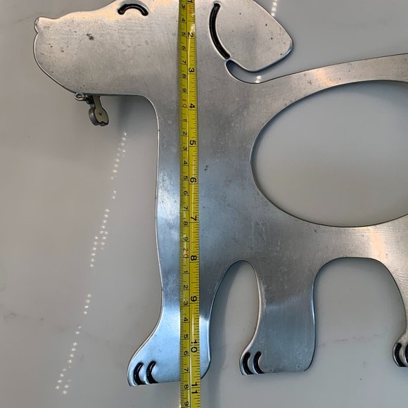 Vintage Concave Aluminum Doggie Frame - Picture 8 of 15